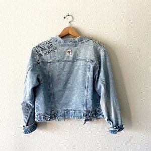 Vintage Best World Brand jean jacket lightwash